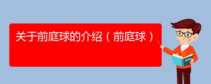 关于前庭球的介绍（前庭球）