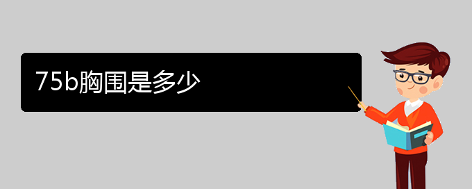 75b胸围是多少